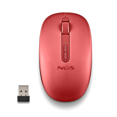 NGS Fog Dual souris sans fil Bluetooth rouge