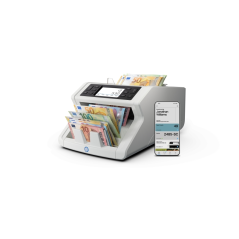 Compteuse billets blanche Safescan