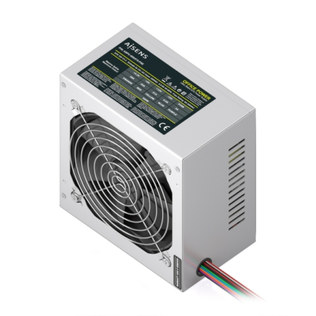 Aisens ASPC-500ATX-PSE Alimentation ATX 500 W Argent