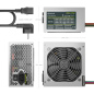 Aisens ASPC-500ATX-PSE Alimentation ATX 500 W Argent
