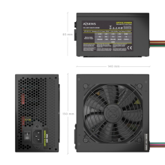 Alimentation PC ATX 500W noire