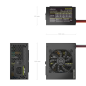 Aisens ASPC-500SFX-SEOBK Alimentation SFX 500W Noir