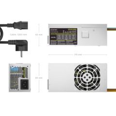 Alimentation Aisens 500W argent