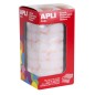 Apli Autocollants Blancs Ronds avec Adhésif Permanent - Ø 10,5 mm - 5192 Autocollants par Rouleau - Idéal pour Développer la