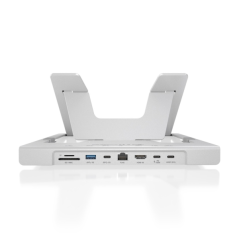 Support PC portable gris USB C