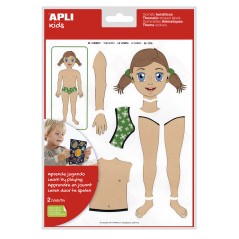 ✅ LOT de 5 Apli Sac d'autocollants sur le thème du corps - 26 autocollants - Adhésif amovible - Développé av en stock