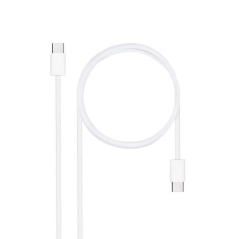 Câble USB-C blanc 1 m