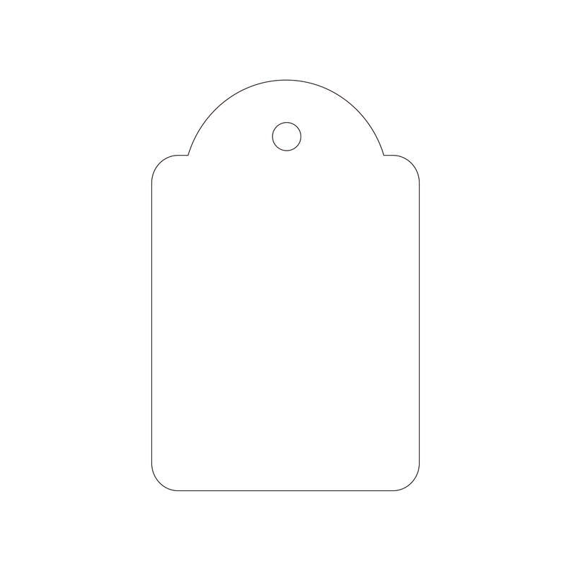 Étiquettes suspendues Apli blanches 28x43 mm 500 unités Étiquettes suspendues Apli blanches 28x43 mm 500 unités