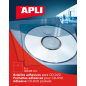 Apli Pochettes adhésives CD/DVD transparentes avec rabat