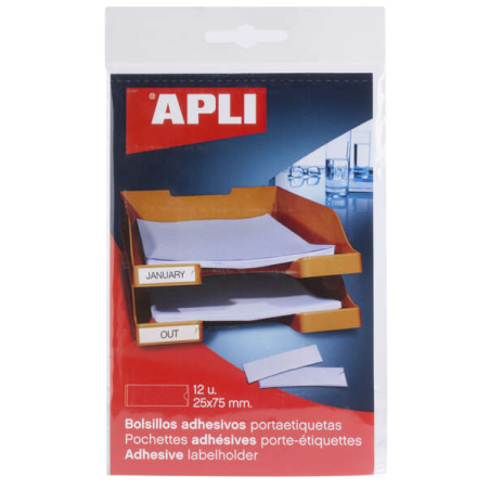Pochettes adhésives transparentes Apli
