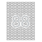 Étiquettes bijoux Apli amovibles 45x8 mm blanches Étiquettes bijoux Apli amovibles 45x8 mm blanches