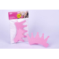 Lot de 5 couronnes Eva rose Apli, couleurs assorties
