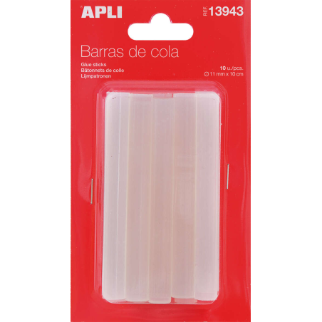 Bâtonnets thermofusibles transparents