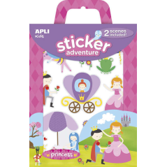 Lot de stickers princesse papier