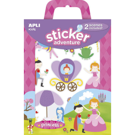 Lot de stickers princesse papier