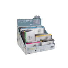 sachets zippés multicolores