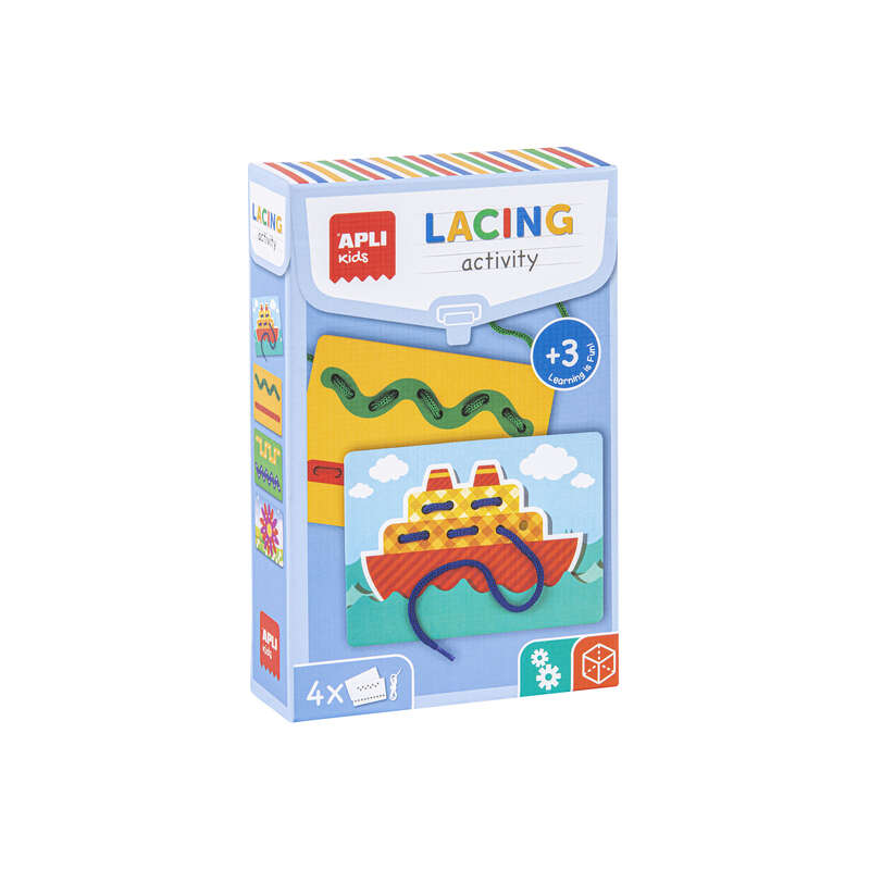 Apli Jeu éducatif Relier les Points multicolore