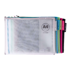 Pochette enveloppe A4 en nylon respirant, assorties