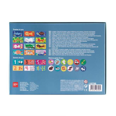Apli Set 3 Jeux Animaux Multicolores, 84 Pièces