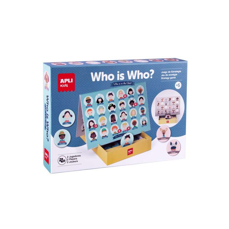 Apli Who's Who Jeu de société à plateau multicolore