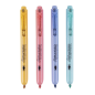Surligneur rétractable pastel Apli pointe biseautée x5 Surligneur rétractable pastel Apli pointe biseautée x5