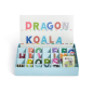 Jeu magnétique alphabet 44 lettres multicolores Apli