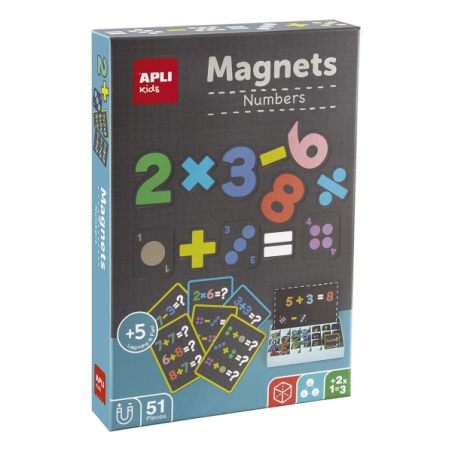 jeu de nombres magnétiques multicolores