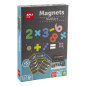 Jeu de nombres magnétiques multicolores Apli, 51 pièces