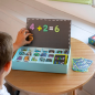 Jeu de nombres magnétiques multicolores Apli, 51 pièces
