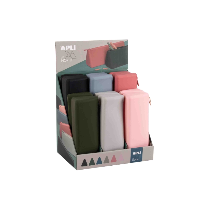 Apli Up North lot de 12 trousses silicone assorties