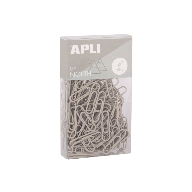 Apli Up North 140 clips métal 28 mm gris