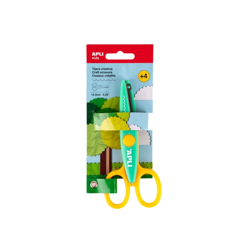 Ciseaux scolaires créatifs dentelés 13,5 cm assortis Ciseaux scolaires créatifs dentelés 13,5 cm assortis
