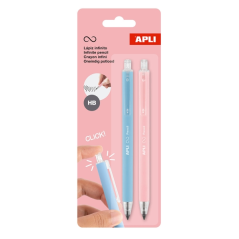 Lot de deux crayons rétractables