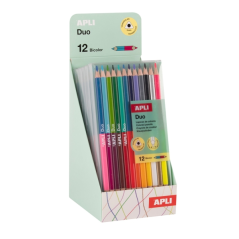 Boîte de crayons couleur assortis