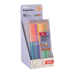 assortiment crayons pastel double pointe
