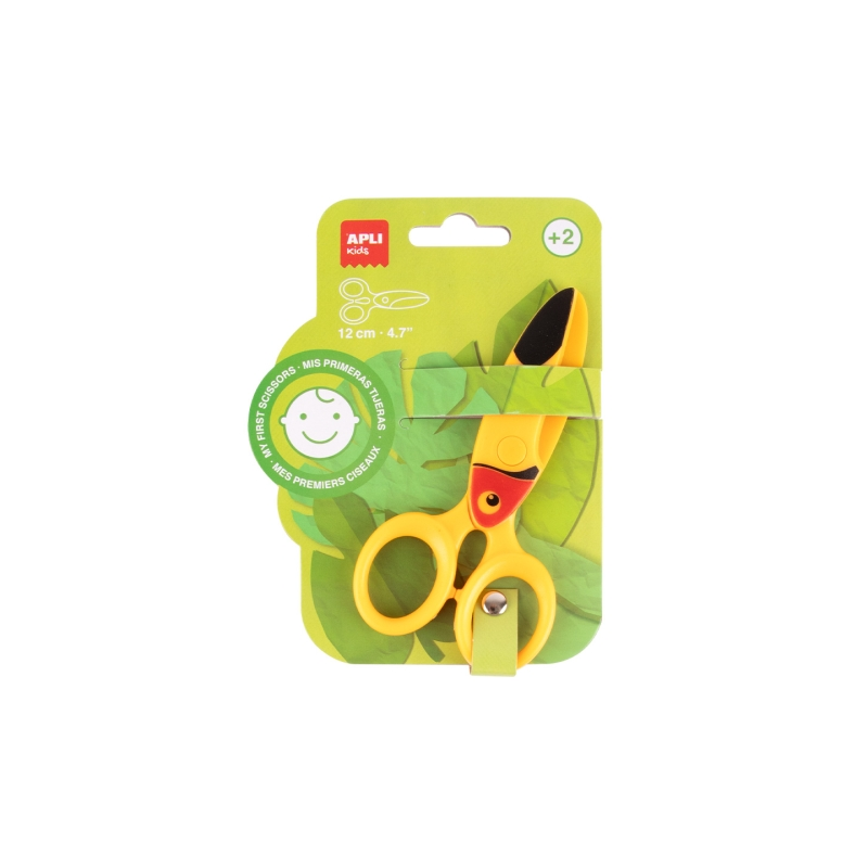 Ciseaux scolaires sécurité 12 cm jaunes Apli Kids Ciseaux scolaires sécurité 12 cm jaunes Apli Kids