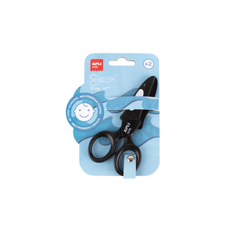 Ciseaux de sécurité enfant 12 cm noir Apli Kids Ciseaux de sécurité enfant 12 cm noir Apli Kids