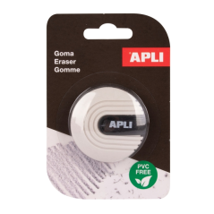 Apli 15 gommes rondes sans PVC assorties