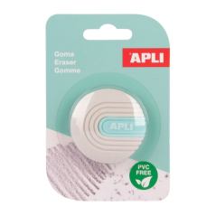 Gommes rondes assorties Apli