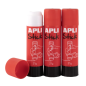 Apli Lot de 3 bâtons de colle 21 g transparents Apli Lot de 3 bâtons de colle 21 g transparents