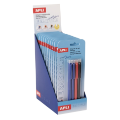 Stylos gel effaçables assortis
