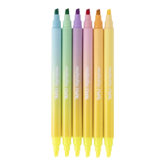 surligneurs double pointe assortis