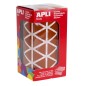 Apli Brown Autocollants Triangulaires 20x20x20mm - 59 Feuilles Prédécoupées - 2832 Autocollants par Rouleau - Idéal pour les