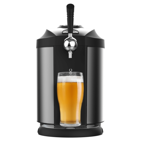 distributeur bière noir gris 5L