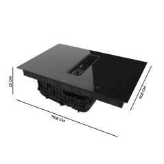 plaque induction encastrable noire