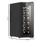 Cave à vin Cecotec Bolero GrandSommelier 12 bouteilles noire Cave à vin Cecotec Bolero GrandSommelier 12 bouteilles noire