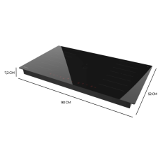 plaque induction encastrable noire
