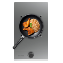 Cuisinière gaz encastrable acier