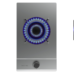 Cuisinière à gaz encastrable Cecotec 1 brûleur acier