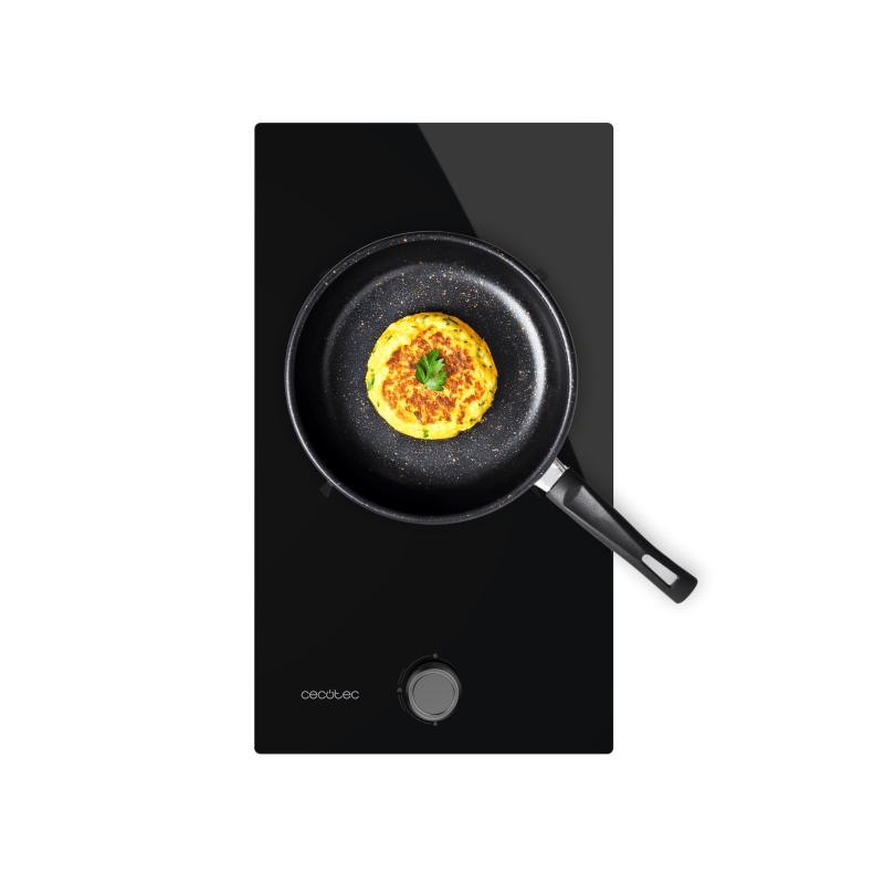 Cuisinière gaz encastrable Cecotec Bolero Squad G 1200S noire
